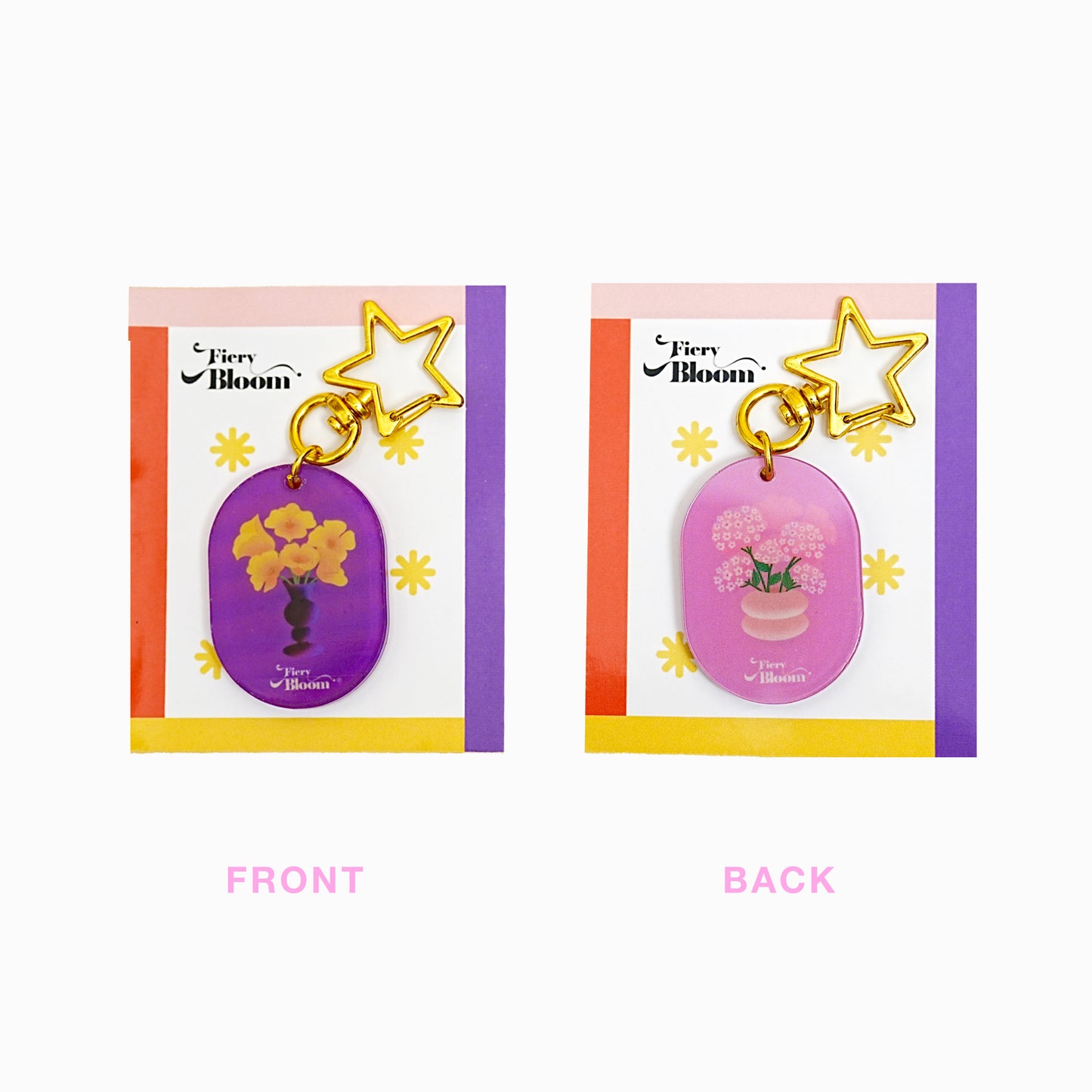 Dreamy Flower Keychain