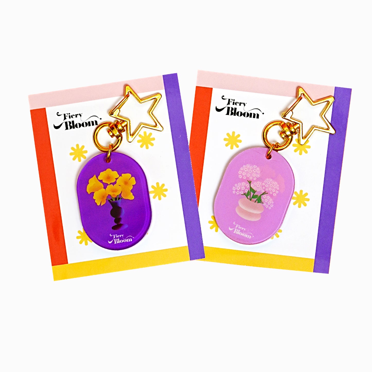 Dreamy Flower Keychain