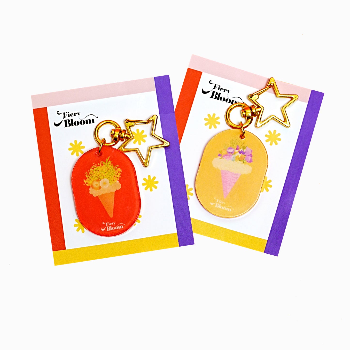 Sunshine Acrylic Keychains
