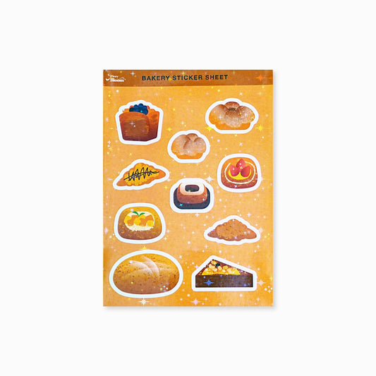 Colorful Glitter Journal Sticker Sheets