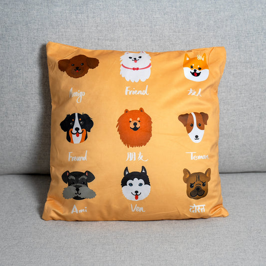 Cozy Dogs Pattern Pillow Covers