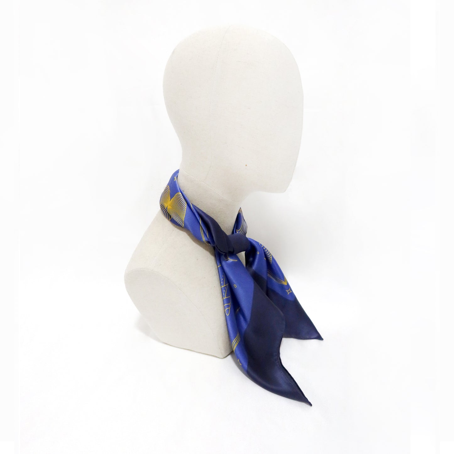 Summer Beach / Berry - Silk Scarf