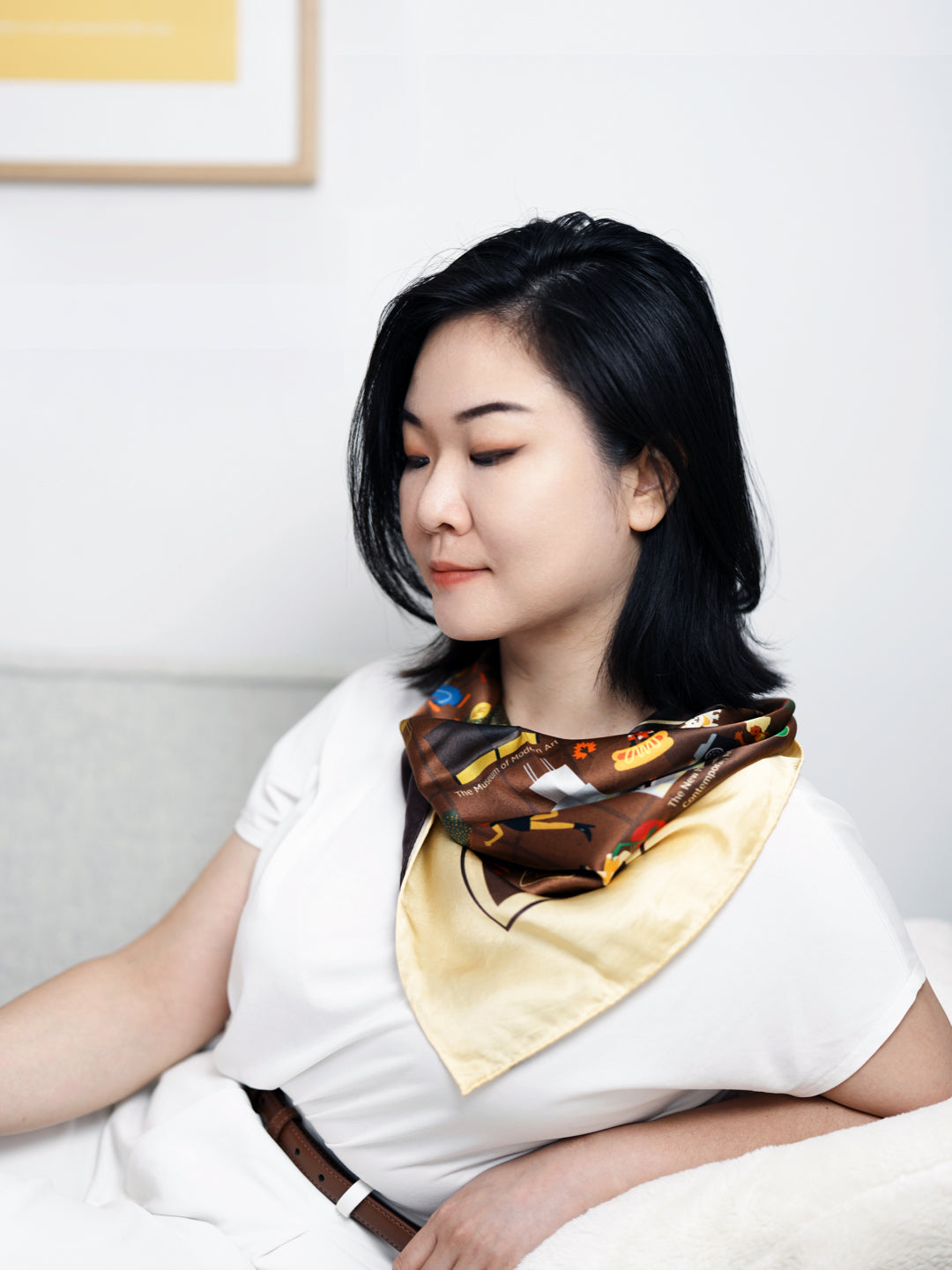New York City Art Museums - Silk Scarf
