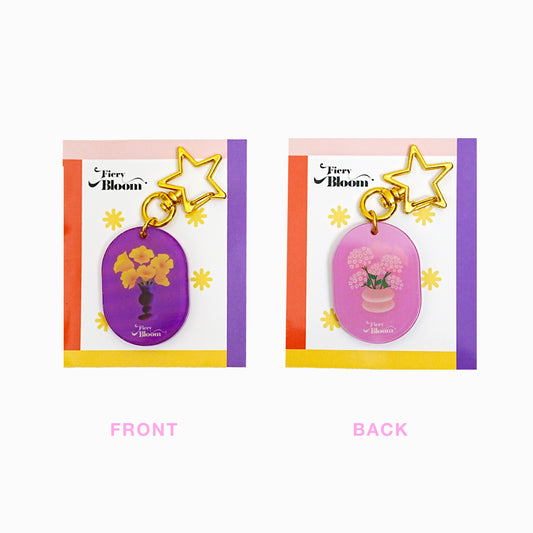 Dreamy Flower Keychain
