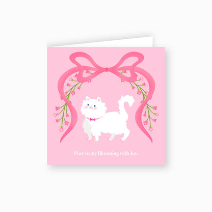 Perrfectly Blooming with Joy Card