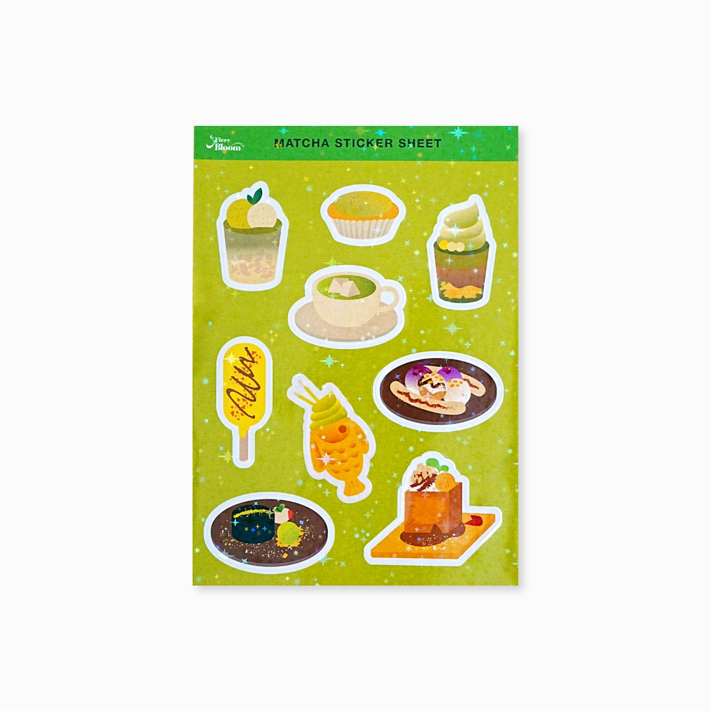 Colorful Glitter Journal Sticker Sheets