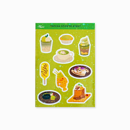 Colorful Glitter Journal Sticker Sheets