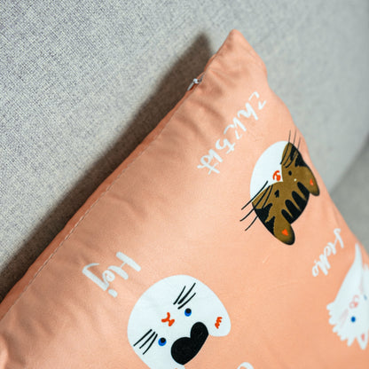 Cozy Cats Pattern Pillow Covers