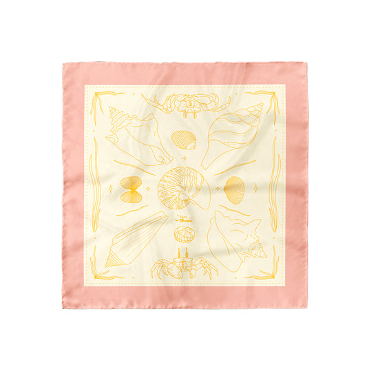 Summer Beach / Shell - Silk Scarf